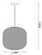 Підвісний світильник Ideal Lux Net sp1 d34, White
