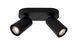 Потолочный точечный светильник Lucide XYRUS LED Dim to warm GU10 2x5W 2200K/3000K Black, BLACK