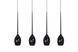 Подвесной светильник Azzardo MD1288B-4BL IZZA 4 pendant black (AZ0100), Черный, Черный