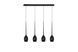 Подвесной светильник Azzardo MD1288B-4BL IZZA 4 pendant black (AZ0100), Черный, Черный