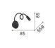 Бра Ideal Lux FOCUS-2 AP1 203171