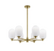 Люстра Nova luce 9009246 BALOR 6, Brass