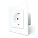 Умная розетка ZigBee с заземлением Livolo белый (704000811)