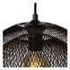 Подвесной светильник Lucide MESH 2xE27 Black, BLACK