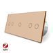 Умный сенсорный ZigBee выключатель 5 сенсоров Livolo