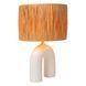 Настольная лампа Lucide RONDA 1xE27 White, WHITE, Белый, Natural, Natural