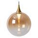 Подвесной светильник Lucide GISELA &Oslash; 16 cm LED 1x5W 2700K Amber, Amber, Янтарный, Янтарный