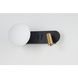Бра AZzardo TRASIMENO, Black/Brass