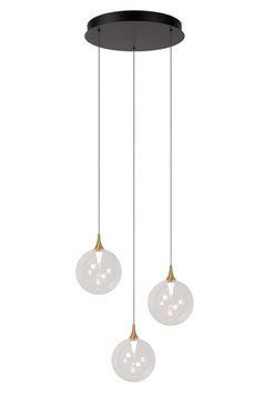 Підвісний світильник Lucide GISELA &Oslash; 36 cm LED Dim. 3x4,3W 2700K Transparant, Transparant, Прозорий, Прозорий