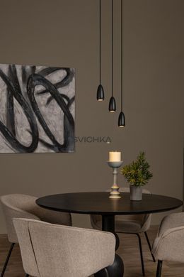 Підвісний світильник Lucide EVORA &Oslash; 25 cm 3xGU10 Black, BLACK