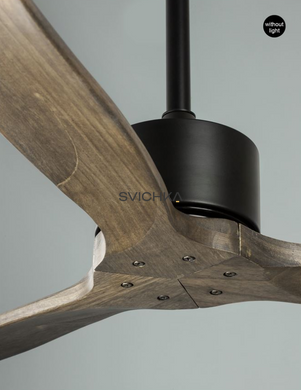 Стельовий вентилятор Nova Luce VENTO, Black/Wood