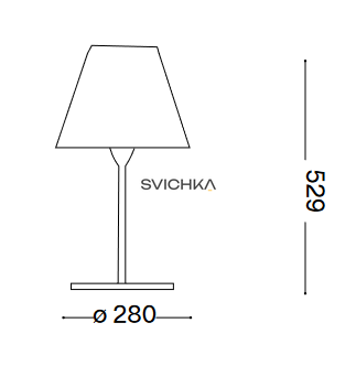 Настольная лампа Ideal Lux Arcadia tl1