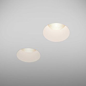 Врізний точковий світильник Barvanor TWO PILL 4000K, Білий, Білий