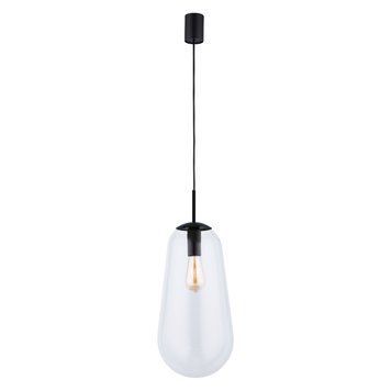 Підвісний світильник Nowodvorski PEAR BLACK L PL, Прозорий, Прозорий