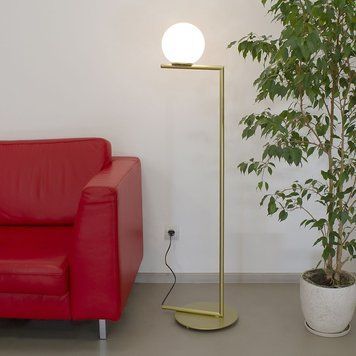 Торшер Imperium Light Frame 20, Gold, белый, золотой, Золотий, Білий