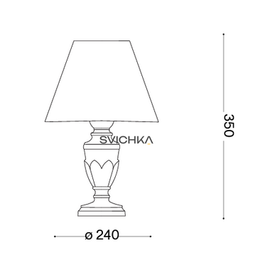 Ideal Lux FIRENZE TL1 Antique White 012889