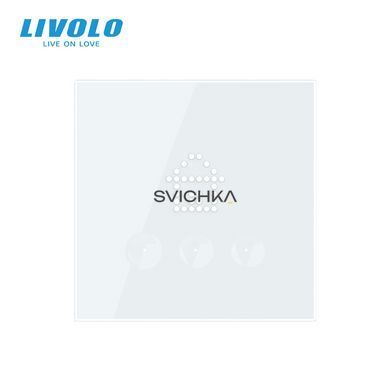 Вимикач сценаріїв Livolo білий (VL-C703Z1-2WG)