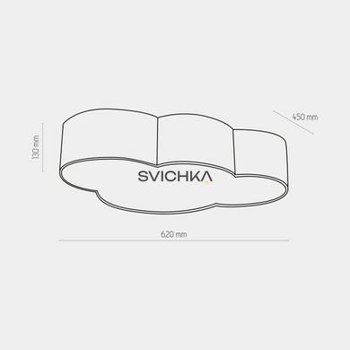 Люстра TK Lighting CLOUD, White