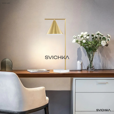 Настольная лампа Nova luce SWAY, Brass
