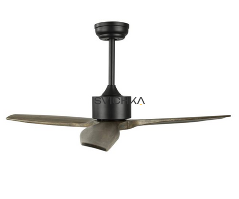Стельовий вентилятор Nova Luce VENTO, Black/Wood