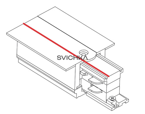 Ввід живлення для 3-х фазної трекової системи Nowodvorski 8690 CTLS Recessed Power End Cap Right, Black