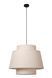 Подвесной светильник Lucide TRIBUTE &Oslash; 60 cm 1xE27 Cream, Cream, Кремовый, Кремовый