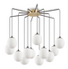Люстра Ideal Lux 236957 Rhapsody sp12, Brass/White