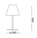 Уличная настольная лампа Ideal Lux Arcadia tl1, Anthracite/White