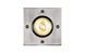 Встраиваемый уличный светильник Lucide BILTIN 1xGU10 IP67 Satin Chrome, Satin Chrome