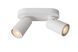 Потолочный точечный светильник Lucide XYRUS LED Dim to warm GU10 2x5W 2200K/3000K White, WHITE