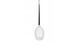 Підвісний світильник Azzardo MD1288-1W IZZA 1 pendant white (AZ0131), Чорний, Білий