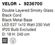 Подвесной светильник Nova luce 9236700 VELOR, Smoky