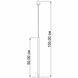 Подвесной светильник Imperium Light Slim 50, White
