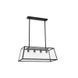 Подвесной светильник Faro Rose 65081, Черный, Прозрачный