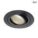 Світильник SLV NEW TRIA LED DL ROUND SET 113900, Чорний, Чорний, Чорний, Чорний