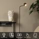 Акумуляторний торшер Lucide COMET Battery pack/batteries LED Dim. 1x3W 2700K Black, BLACK