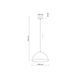 Подвесной светильник TK-Lighting FARO М, White