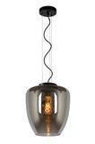 Подвесной светильник Lucide FLORIEN &Oslash; 28 cm 1xE27 Smoke Grey