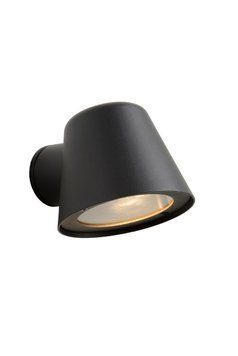 Настінний світильник для дому/вулиці Lucide DINGO-LED LED Dim. GU10 1x5W 3000K IP44 Anthracite, Anthracite, Антрацит, Антрацит