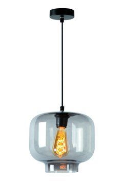 Підвісний світильник Lucide MEDINE &Oslash; 25 cm 1xE27 Smoke Grey, Smoke Grey