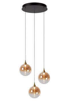 Підвісний світильник Lucide GISELA &Oslash; 36 cm LED Dim. 3x4,3W 2700K Amber, Amber, Бурштинний, Бурштинний