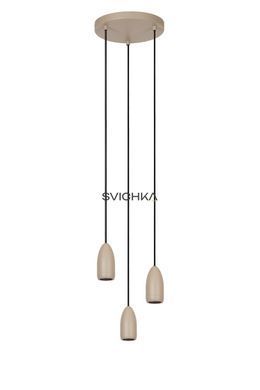 Подвесной светильник Lucide EVORA &Oslash; 25 cm 3xGU10 Taupe