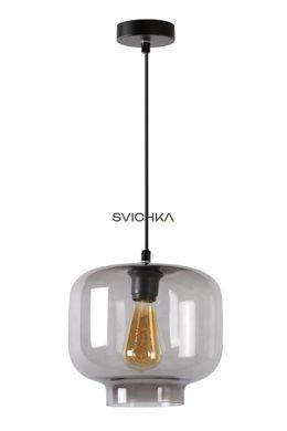 Підвісний світильник Lucide MEDINE &Oslash; 25 cm 1xE27 Smoke Grey, Smoke Grey