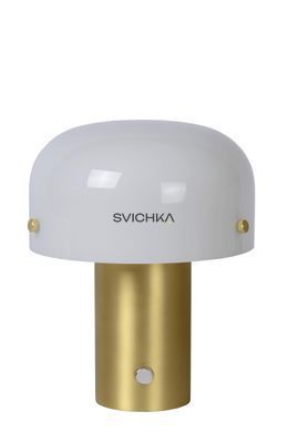 Настільна лампа Lucide TIMON 1xE14 Matt Gold / Brass, Matt Gold / Brass