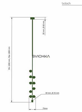 Підвісний світильник Babich Studio Eucalypt