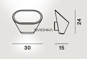Настенный светильник Foscarini Aplomb, White
