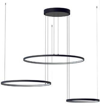 Підвісний світильник Nowodvorski CIRCOLO LED, 3x45W, 4000K, чорний, Чорний, Чорний, Чорний