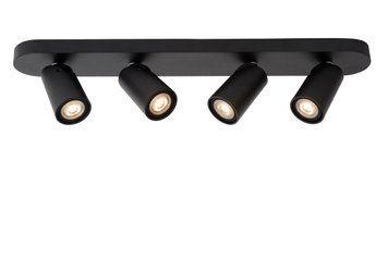 Потолочный точечный светильник Lucide XYRUS LED Dim to warm GU10 4x5W 2200K/3000K Black