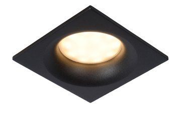 Вбудовуваний світильник для ванної Lucide ZIVA 1xGU10 IP44 Black, BLACK