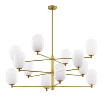 Люстра Nova luce 9009244 BALOR 12, Brass